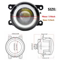 ใหม่ลดกระหน่ำ2 X กันชนหน้ารถไฟตัดหมอกแองเจิลอายโคมไฟหมอกกลางวัน LED DRL 12V สำหรับ Fiat 500หมีแพนด้า Punto Evo Freemont 2011- 2015