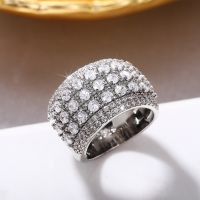 [COD] Cao Shis cross-border supply wish explosion models Hearts and Arrows zircon ring women manufacturers wholesale