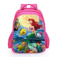 HOT★Disney Little Mermaid Arielเจ้าหญิงกระเป๋าเป้สะพายหลังเด็กโรงเรียนกระเป๋าโรงเรียนอนุบาลก่อนวัยเรียนโรงเรียนประถมศึกษากระเป๋าเป้สะพายหลัง