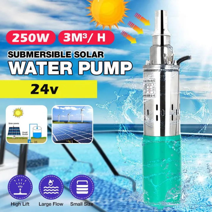 Solar Lift Water Pump 24v 250w 45m Battery Electric Vehicle High Head ...