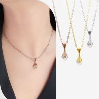 สร้อยคอ หยดน้ำค้างจิ๋ว Tiny Dew Necklace Pendant , Quartz