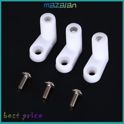 mazalan 10pcs FIXED Plastic PCB MOUNTING Feet 20mm L ประเภทฟุตพร้อมสกรู