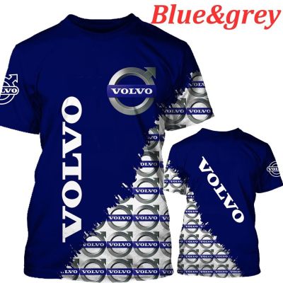 Men Fashion 3D Print Volvo Car Brand Logo T Shirt Cool Sport Short Sleeve,Unisex SIZE:S-5XL