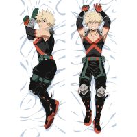 อะนิเมะ My Hero Academy Bakugo Katsuki กอดร่างกายปลอกหมอน Otaku ปลอกหมอนยาวปลอกหมอนพีชสกิน Dakimakura