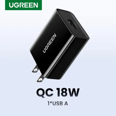 UGREEN QC 18W Fast Charger USB A Wall Charger Adapter หัวชาร์จเร็ว อะแดปเตอร์ชาร์จเร็วModel: 60495
