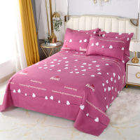 1PC Rose purple bed sheets 1.5M 1.8M bed comfortable bedroom fitted sheet full home decor full cover fabric queen sheets bedding