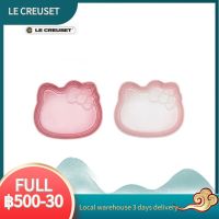 LE CREUSE จานแมว hellokitty ถาดผลไม้จานอาหารเย็นจานขนม