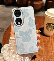 เคสโทรศัพท์สุดหรูลายนูนการ์ตูนหมีสำหรับ HONOR 90 Pro 90 80 80 Pro 70คลุมทั้งหมดเคสนิ่มปกป้องกล้องคลุมทั้งหมดป้องกันกล้องกันกระแทกพร้อมส่ง?