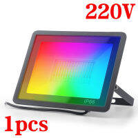 RGB smart floodlight outdoor wall light supports TuyaAlexaGoogle HomeAC220V 50W 100w IP65 waterproof garden landscape lighting
