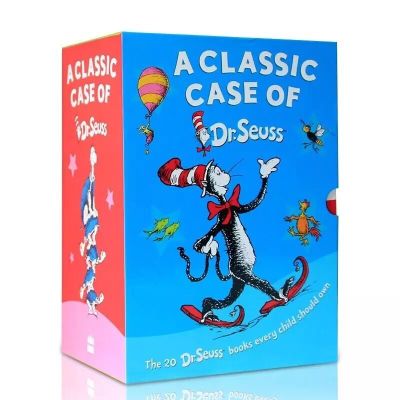 20 เล่ม/ชุด A Classic Case of Dr. Seuss Series เรื่องน่าสนใจ รูปภาพเด็ก หนังสือภาษาอังกฤษ ของเล่นเด็ก