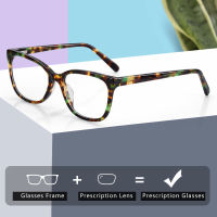 ZENOTTIC Retro Progressive Prescription Glasses Women Cat Eye Multifocal Optical Photochromic Anti Blue Light Myopia Eyeglasses