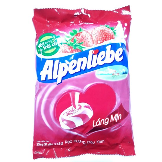 Chính hãng gói lớn kẹo alpenliebe hương dâu gói 94 viên - ảnh sản phẩm 3