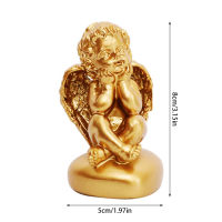 Decoration Style Angel Sculpture Resin Home Ornament Decor Church Room Cherub Nordic Golden