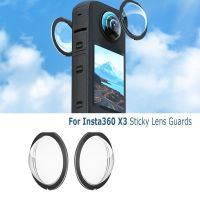 Anti-Scratch For Insta360 X3 Sticky Lens Guards Dual-Lens 360 Mod For Insta 360 X3 Protector Lens Cap Camera Accessories New