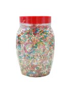 Socola Cốm Màu Trang Trí Bánh Hũ 500g - Rainbow Chocolate Sprinkles Jar