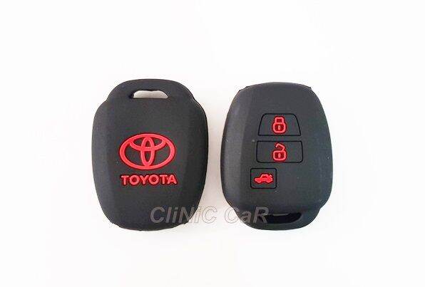 ซิลิโคนแบบหนา-หุ้มกุญแจรีโมท-แบบหุ้มเต็ม-toyota-yaris