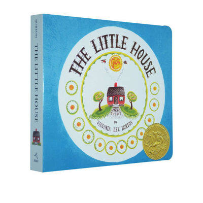 Original cardboard book of the little house in English kaidick Gold Award Wang Peiyu 5 five stage childrens Enlightenment picture book