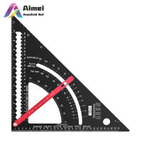 จัดส่งที่รวดเร็ว7/12นิ้วช่างไม้สามเหลี่ยมไม้บรรทัดปรับมัลติฟังก์ชั่ช่างไม้เค้าโครงตารางเครื่องมืองานไม้