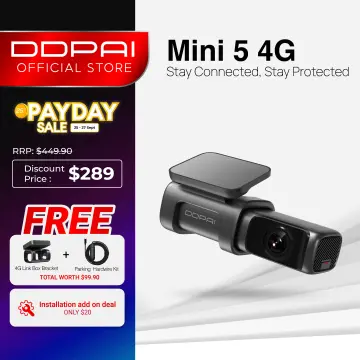 DDPAI Dash Cam Mini 5 4K 2160P HD DVR Car Camera Hidden Android Wifi Auto  Drive Vehicle Video Recorder