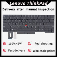 ~ แท้ คีย์บอร์ดโน้ตบุ๊ก สําหรับ Lenovo ThinkPad E480 E485 E490 E495 L380 L390 L480 R480 T480S L490 T490 T495 01YP280 01YP400