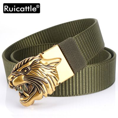 Belt male fashion personality outdoor automatically canvas belt student youth leisure nylon woven cloth belt