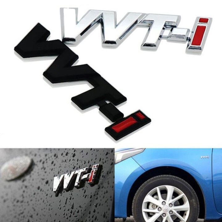 3d-โลโก้รถยนต์โลหะ-vvt-i-สติ๊กเกอร์สำหรับโตโยต้าแคมรียาริส-corolla-ต้องการ-vios-crown