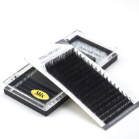 NAGARAKU 6 cases bulk 7~15mm MIX Faux mink eyelash extension natural 16rows lash trays individual eyelashes makeup cilios