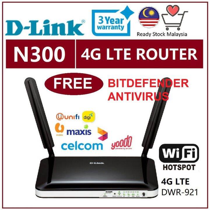 NEW DLINK 4G LTE Wireless Hotspot WiFi Direct SIM Modem Broadband
