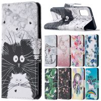 【Enjoy electronic】 Flip Case for Funda Xiaomi Redmi Note 10S 9S 11 S 10 9 8 7 6 Pro Cases Cute Cat Flower Leather Wallet Phone Cover Capinha Women