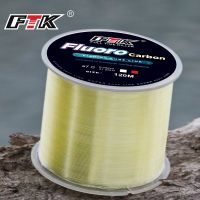 FTK 120M Fluorocarbon Coating Fishing Line Carbon Fiber Leader Line 7.15LB-45LB Fishing Lure Wire Sinking Line Japan Fishing Lines