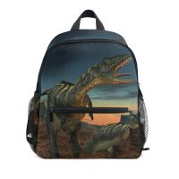 School Backpack Dinosaurs Colored Bookbag for Boys Girls Travel Bag Kindergarten Preschool Bag 3-8 Years Old Kids Toddlers Bag