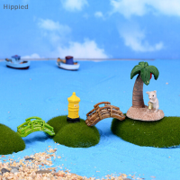 Hippied? น่ารักขนาดเล็กย้อนยุคเรซิ่น postbox Fairy Garden Micro Landscape DIY ornament