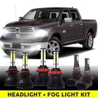 ชุดไฟหน้า ไฟตัดหมอก Led สําหรับ 2016-2018 RAM 1500 2500 3500-6x Accessories