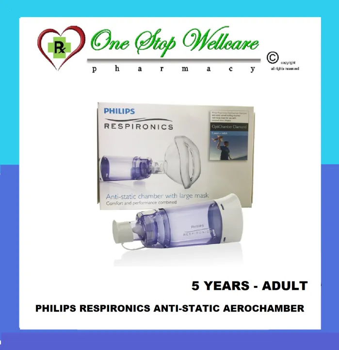 PHILIPS RESPIRONICS ANTI-STATIC AEROCHAMBER (5 YEARS-ADULT) | Lazada