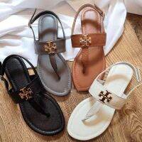 ToryBurchˉLady‘s 2022 Counter Lastest Classic wide foot pinch feet design Logo flip flops casual slipper/beach sandal