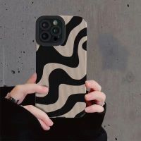 Fashion Zebra Stripe Black White Phone Case For iPhone 14 11 12 13 Pro Max 7 8 Plus X XS Max XR Shockproof Soft TPU Back Cover