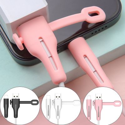 2in1 Cable Protector Soft Silicone Cover For Apple IPhone USB Charger Cable Protector Saver Wire Winder Anti-break Cable Sleeve