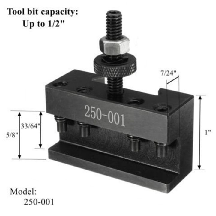 2pcs-250-001-quick-change-tool-turning-tool-amp-250-000-wedge-quick-change-tool-kit-lathe-tool-knife-holder