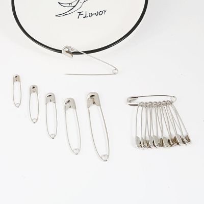 50pcs Safety Pins Sewing Tools Accessory Metal Needles Large Pin Small Brooch Apparel Accessories