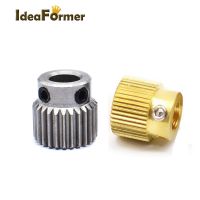 ❀△☏ 5pcs 3D Printer Stainless Steel/Brass MK7 MK8 Extruder 26/36/40 teeth Bore 5mm OD11mm Feeder Drive Gear.