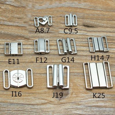 【cw】 2PCS/Lot Luxury Alloy Adjustment Buckle Clip Sliver Gold Rhinestone Metal Clasp Fasteners Sewing Accessory ！