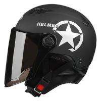 Electric Moto Helmet Motorcycle Scooter Summer Half Helmet with Lens Open Face Motorcycle Helmets Casco Capacete Men Women 802