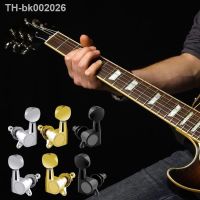 ┋ 6Pieces Guitar Machine Heads Bushings Set with Screws Right Left Inline Tuning Tuners 1:14 Ratio Guitar Tuning Keys Pegs