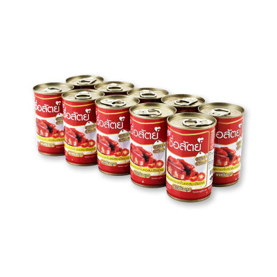 สินค้ามาใหม่! ซื่อสัตย์ ปลาแมคเคอเรลในซอสมะเขือเทศ 155 กรัม x 10 กระป๋อง Sue Sat Mackerel Tomato Sauce 155g x 10 Cans ล็อตใหม่มาล่าสุด สินค้าสด มีเก็บเงินปลายทาง