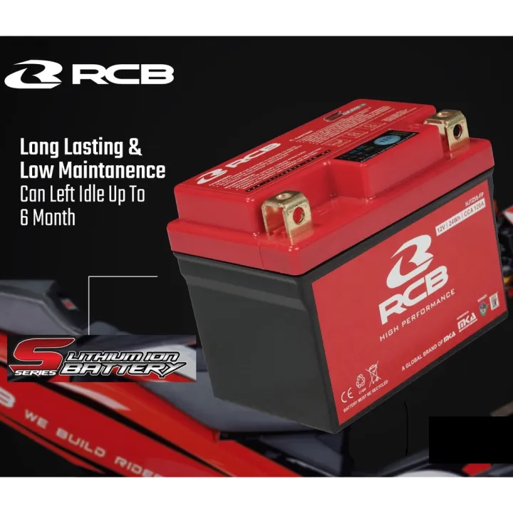 RCB RACING BOY YTZ5 HJTZ5SFP LITHIUM BATTERY( LIGHT WEIGHT LONG LIFE BATTERY) RCB Battery S