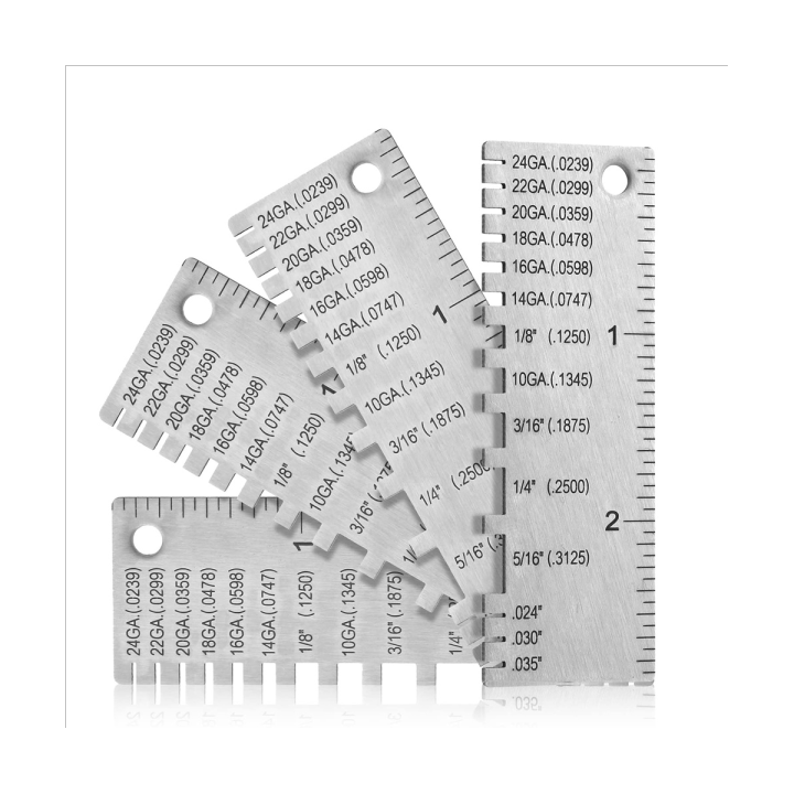 American Standard Welding Thickness Measuring Wire Gauges Thickness