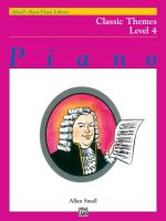 หนังสือเปียโน Alfreds Basic Piano Library : Classic Themes Level 4