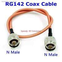 ▤☍□ RG142 Double Shielded Cable L16 N Male Plug To L16 N Male Plug Connector RF Coaxial Pigtail Jumper Adapter Straight New