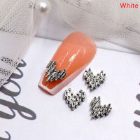 wangyongh 10pcs DIY Glitter 3D เครื่องประดับตกแต่งเล็บลูกปัดโลหะผสม Rhinestone Charm เคล็ดลับน่ารัก