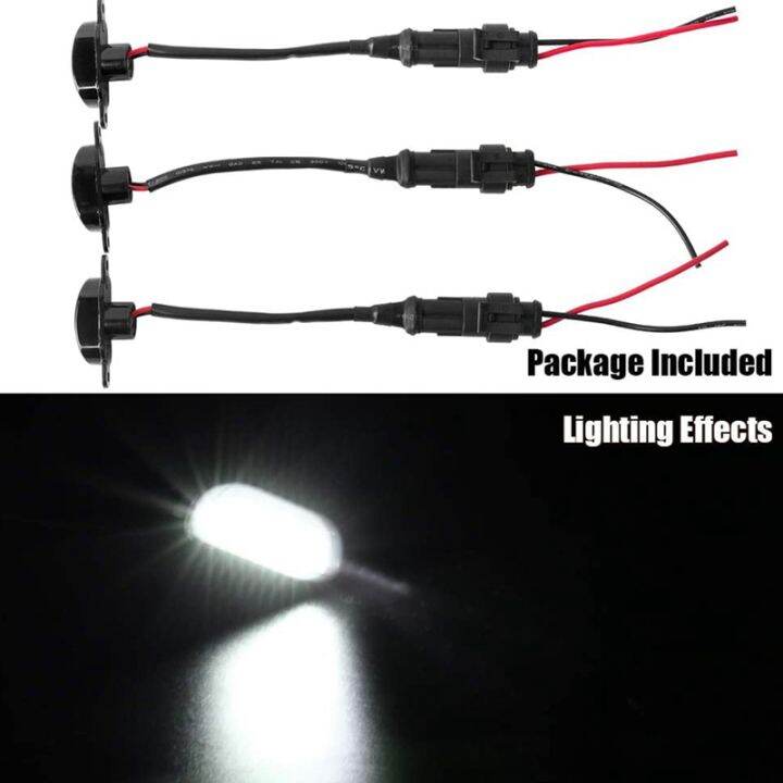 【Ready Stock&COD】3 Pack Front Grill Lights Fit for Ford F150 F250 F350 ...